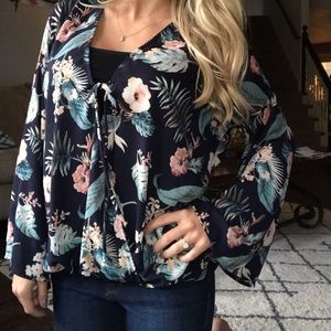 Peach Love long sleeve top